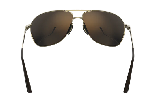 BEX Nova Matte Gold/Brown/Silver Sunglasses - S77MGBS