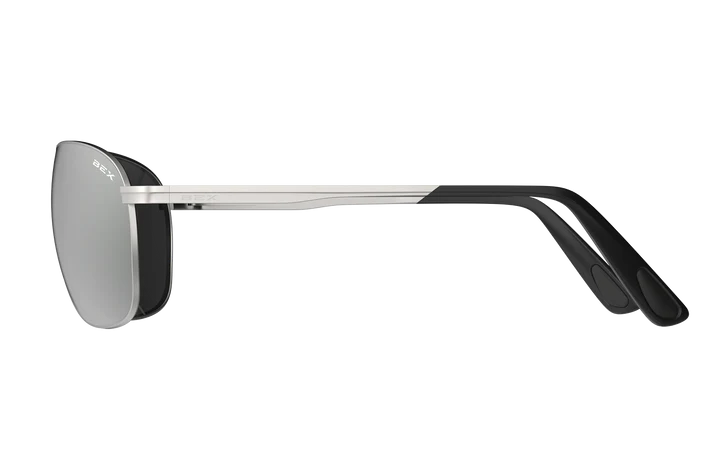 BEX Nova Matte Silver/Gray/Silver Sunglasses - S77MSGS