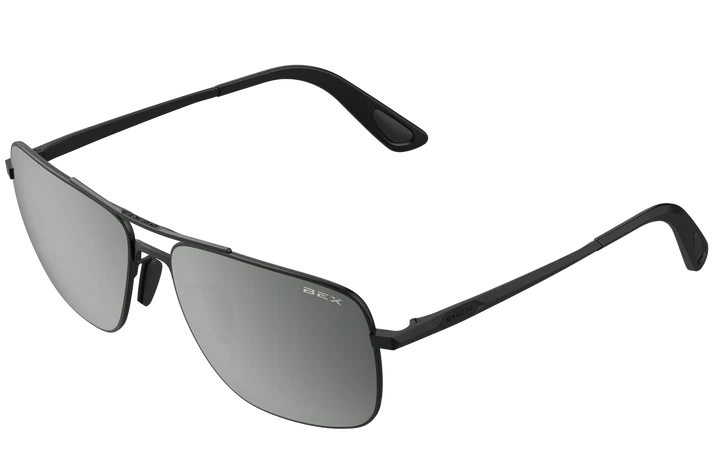 BEX Porter Matte Black/Gray/Silver Sunglasses - S114MBGS