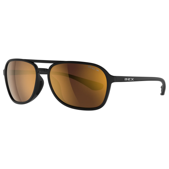 BEX Ranger Lite Black/Brown/Gold Sunglasses - S125BKBRGL