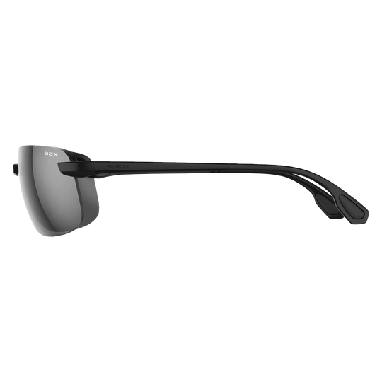 BEX RIPLEY Black/Grey/Silver Hybrid Rimless Sunglasses - S141BKGYSL
