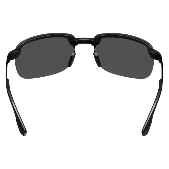 BEX RIPLEY Black/Grey/Silver Hybrid Rimless Sunglasses - S141BKGYSL