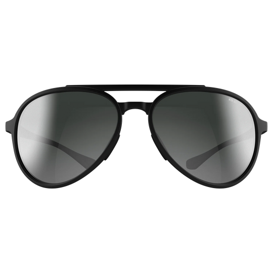 BEX Wesley Lite Black/Gray/Silver Sunglasses - S124BKGYSL