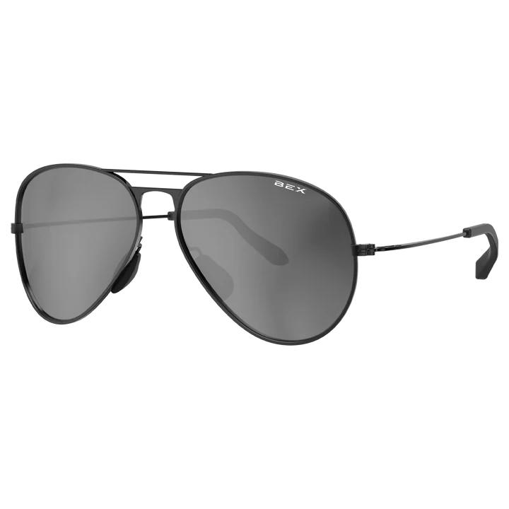 BEX Wesley Black/Silver Sunglasses - WBGS