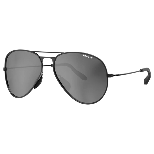 BEX Wesley Black/Silver Sunglasses - WBGS