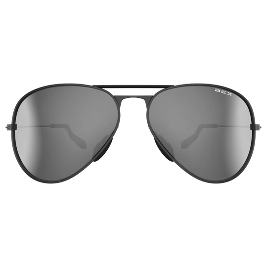 BEX Wesley Black/Silver Sunglasses - WBGS