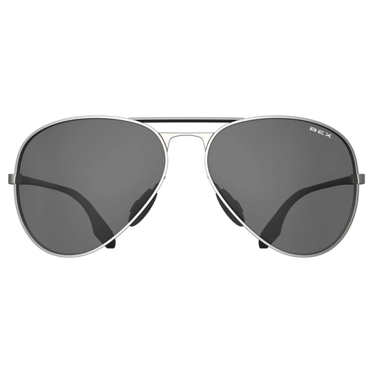 BEX Wesley X Silver/Gray Sunglasses - S65SG