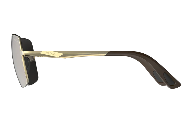 BEX Wing Matte Gold/Brown/Silver Sunglasses - S116MGBS