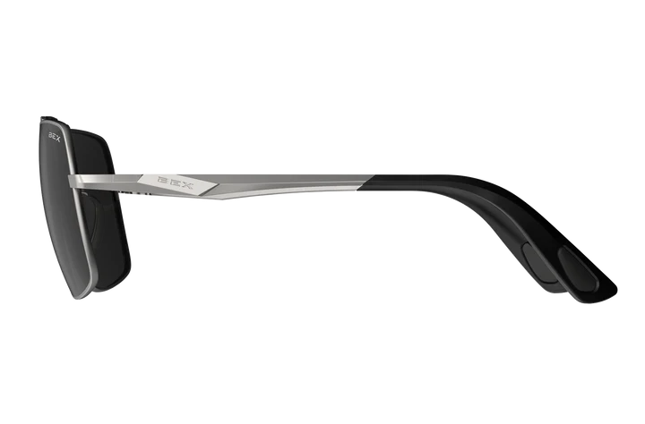 BEX Wing Matte Silver/Gray Sunglasses - S116MSG