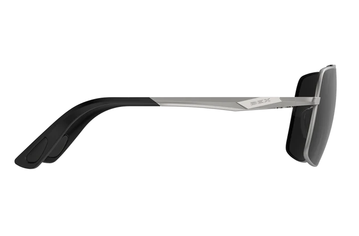 BEX Wing Matte Silver/Gray Sunglasses - S116MSG