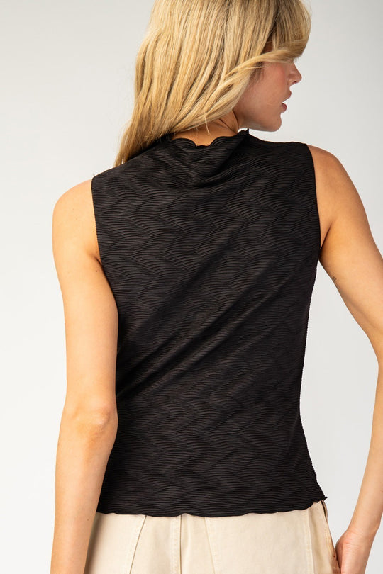 Ladies EESome Sleeveless Mock Neck Top - TK11451