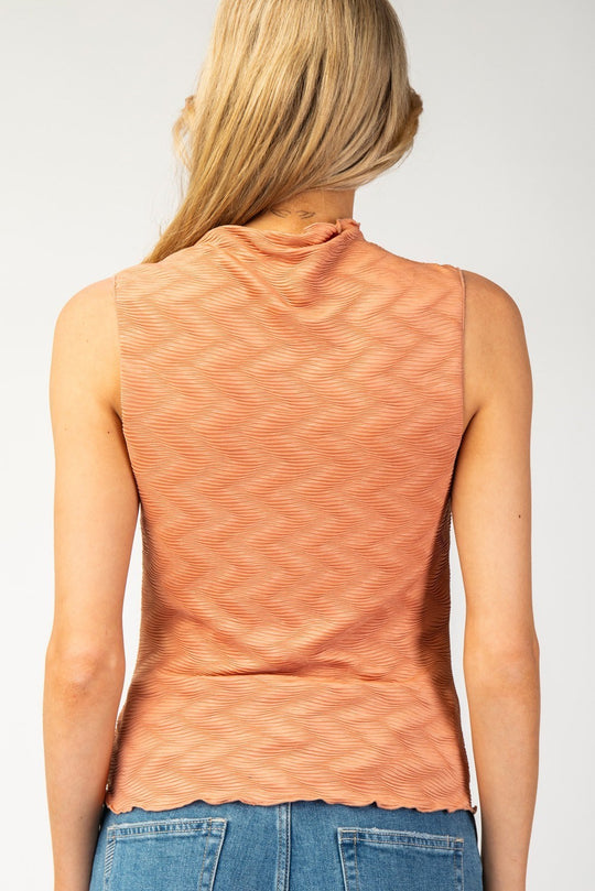 Ladies EESome Sleeveless Mock Neck Top - TK11451