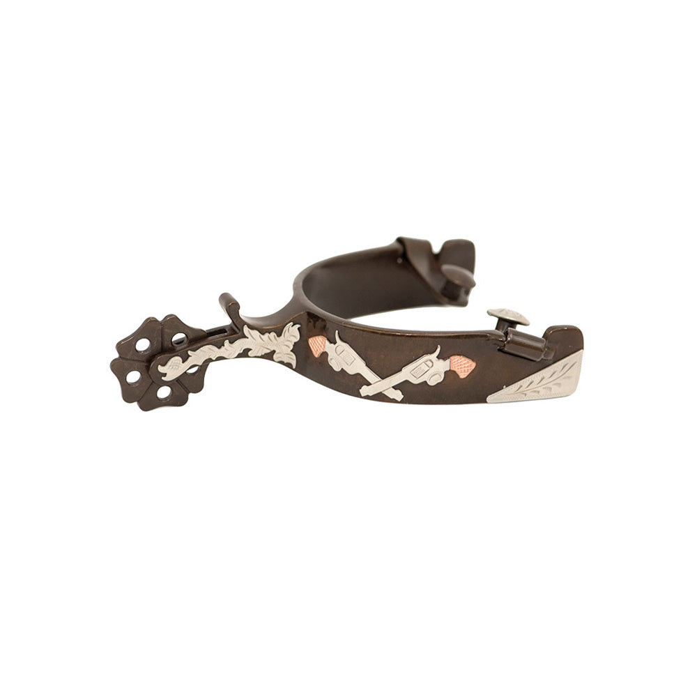 Partrade Cowboy Tack Tombstone Outlaw Spurs