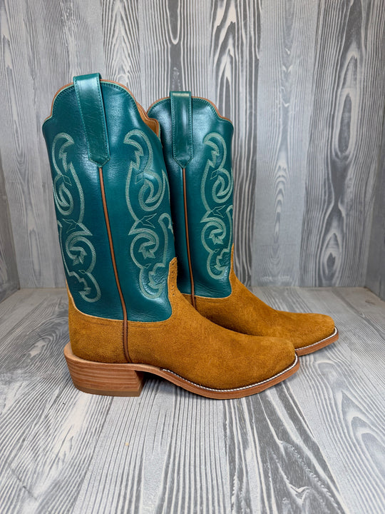 Men's Rios of Mercedes Rust Crazy Horse Reversed with 13" Turquoise Soft Ice Tops - Style # 134