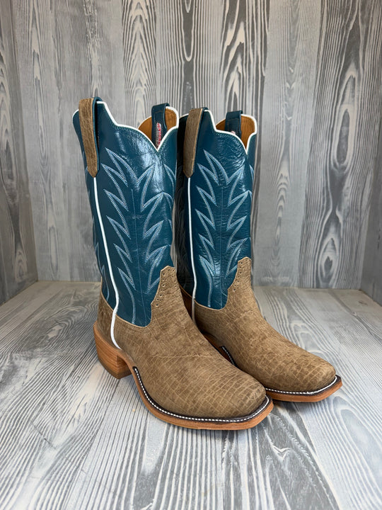 Men's Rios of Mercedes Tan Hippo with 13" Garganey Kidskin Tops - Style 113