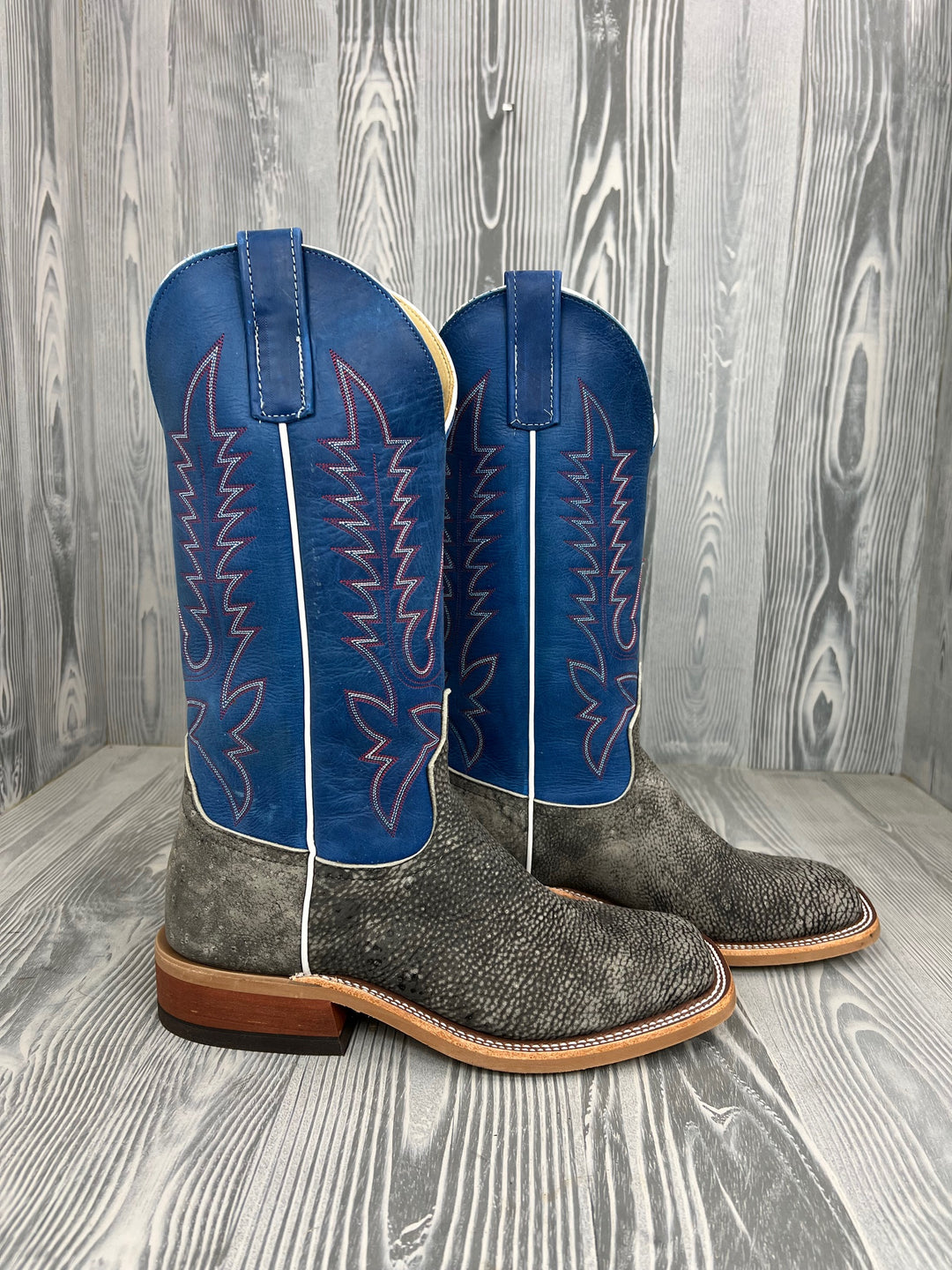 Men's Anderson Bean Grey Safari Giraffe with 13"Blue Barcelona Tops