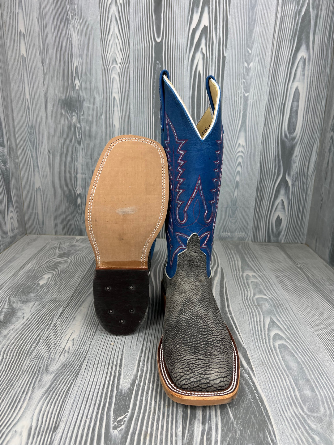 Men's Anderson Bean Grey Safari Giraffe with 13"Blue Barcelona Tops