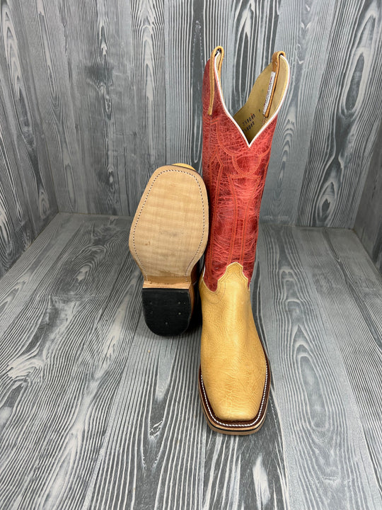 Men's Olathe Cognac Taurus Shoulder with 15" Orange Mad Dog Tops