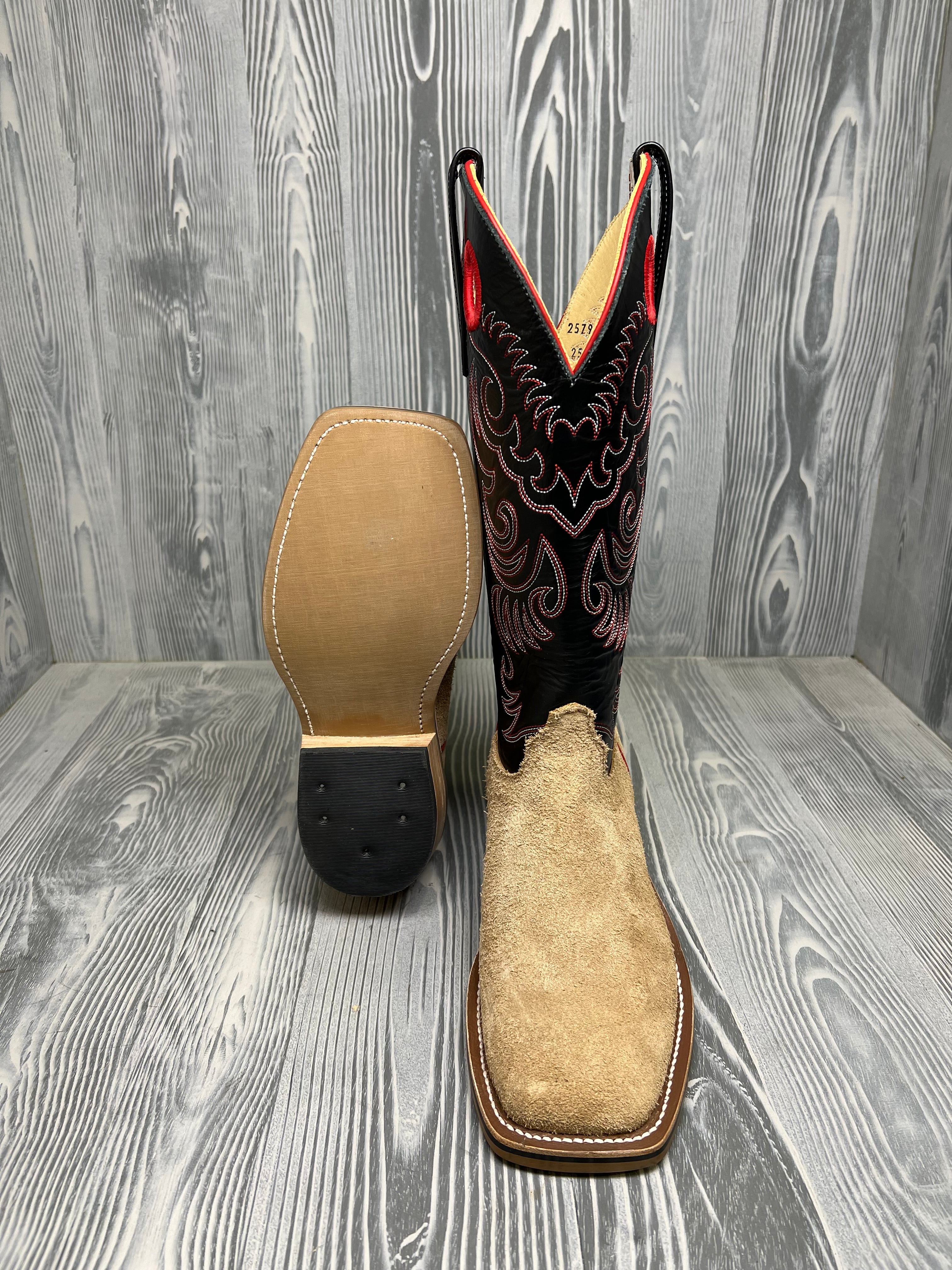 Men's Olathe Tan Crazy Horse Rough Out with 14
