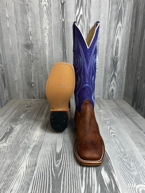 Men's Olathe Saddle Elk Butt with 15" Purple Mad Dog Tops