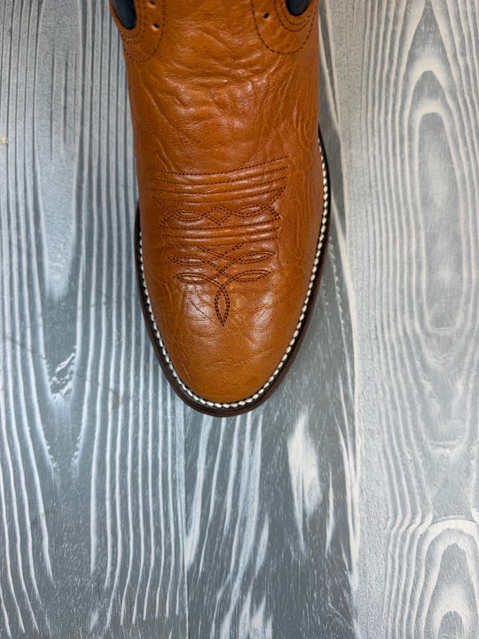 Men's Hondo Walnut Bullhide with 16" Black Volcano Tops