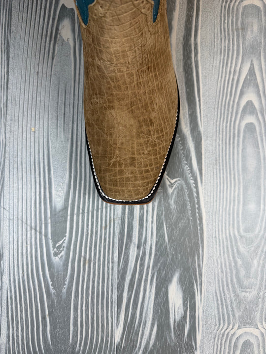 Men's Rios of Mercedes Tan Hippo with 13" Garganey Kidskin Tops - Style 113
