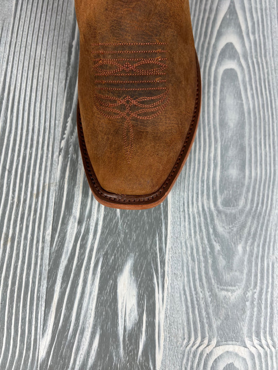 Men's Rios of Mercedes Saddle Elk Butt with 13" Blue Slate Calf Skin Tops - Style 104