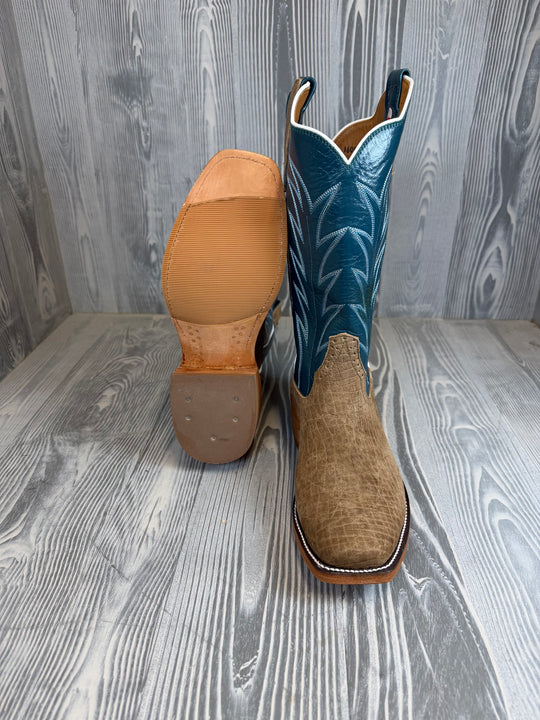 Men's Rios of Mercedes Tan Hippo with 13" Garganey Kidskin Tops - Style 113