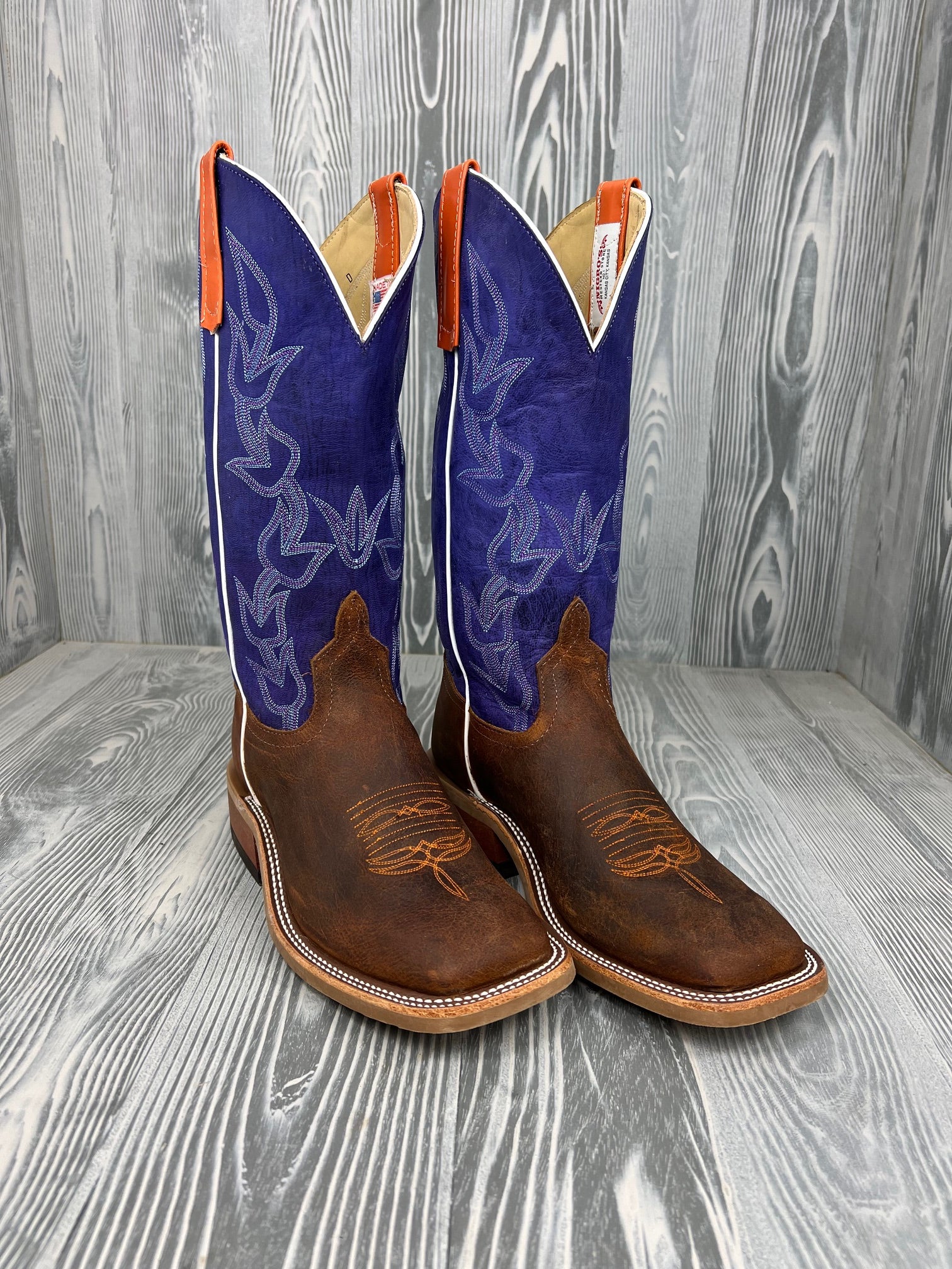 Men s Anderson Bean Saddle Elk Butt with 13 Purple Mad Dag Tops Nigro s Western Store 1