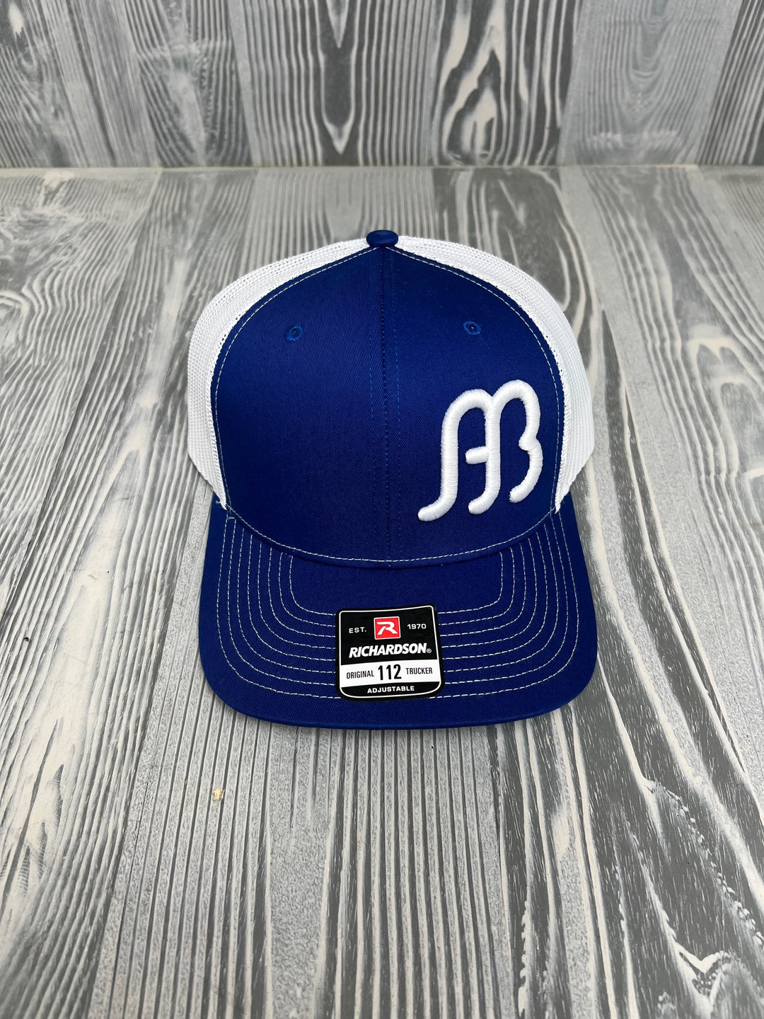 Red Dirt Anderson Bean Richardson 112 6 Royal Front White Mesh Panel Snapback