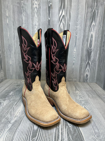 Men's Anderson Bean Tan Crazy Horse Reversed with 13" Black Glove Tops - Style 197