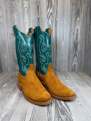 Men's Rios of Mercedes Rust Crazy Horse Reversed with 13" Turquoise Soft Ice Tops - Style # 134