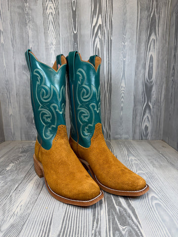 Men's Rios of Mercedes Rust Crazy Horse Reversed with 13" Turquoise Soft Ice Tops - Style # 134