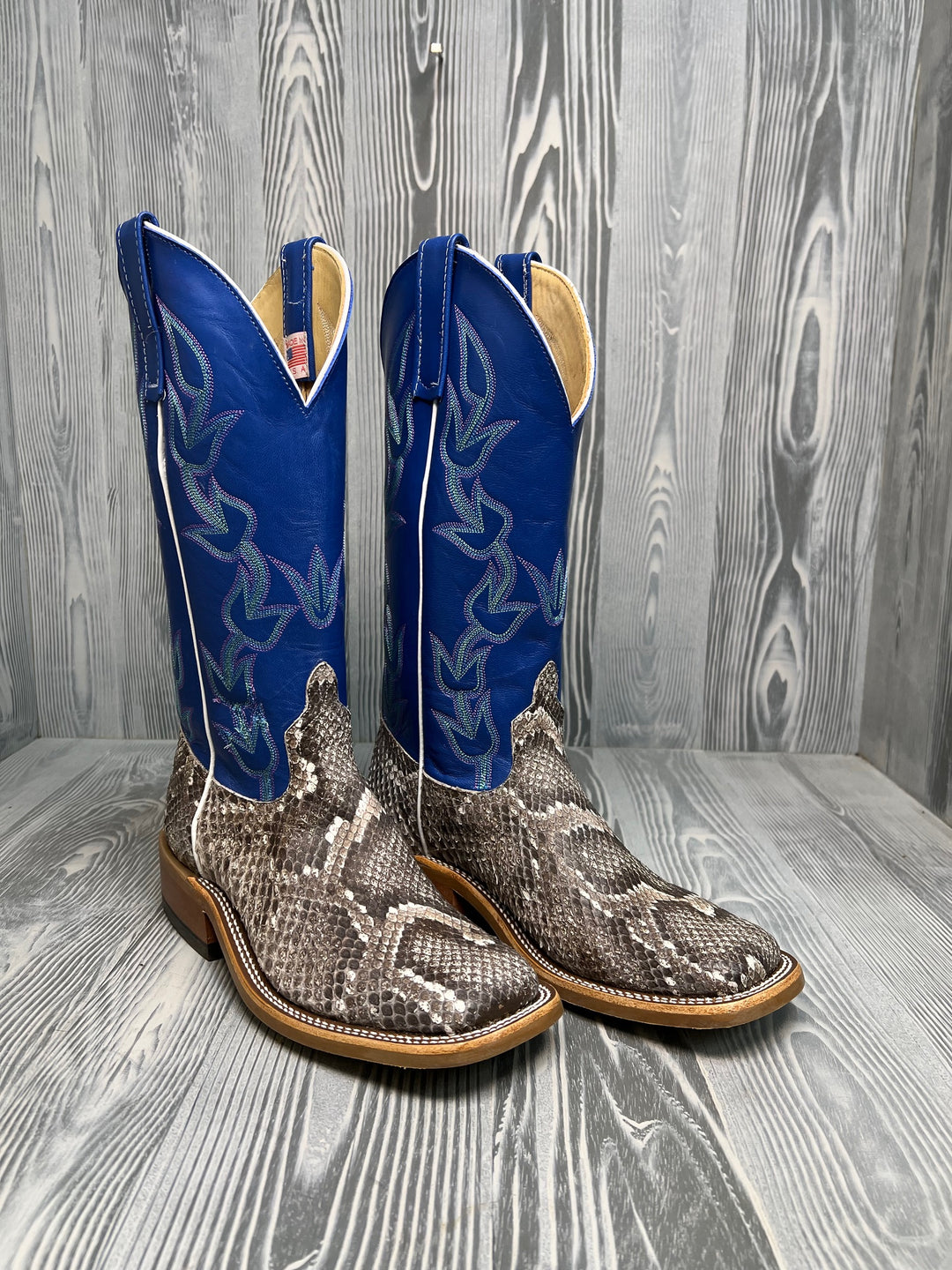 Men's Anderson Bean Burmese Natural Python with 13