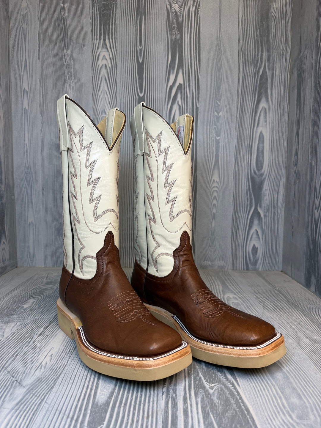 Men's Anderson Bean Chestnut Remuda with 13" Bone Glove Tops - Style 223