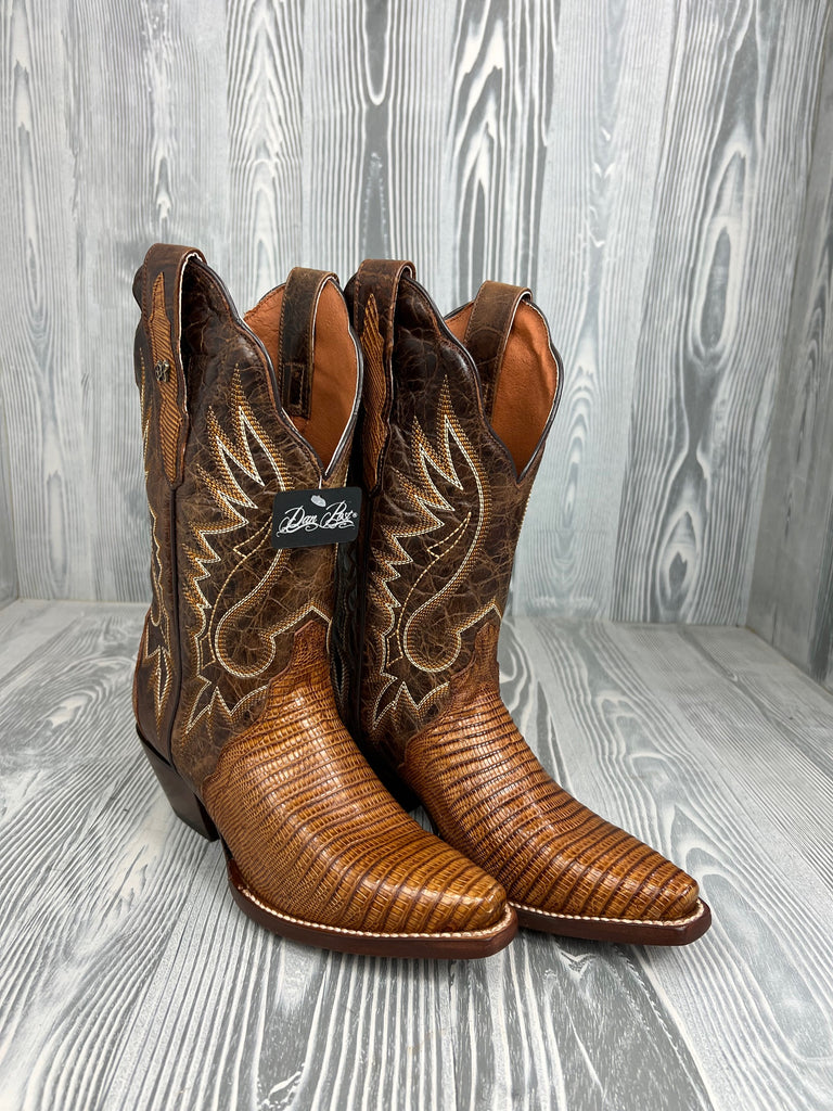 Women's Dan Post Celine Antique Tan Teju Lizard with 11