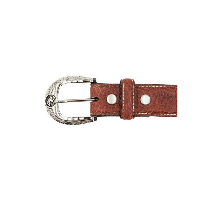 Vintage Bison Brown Bronco Belt - 65494