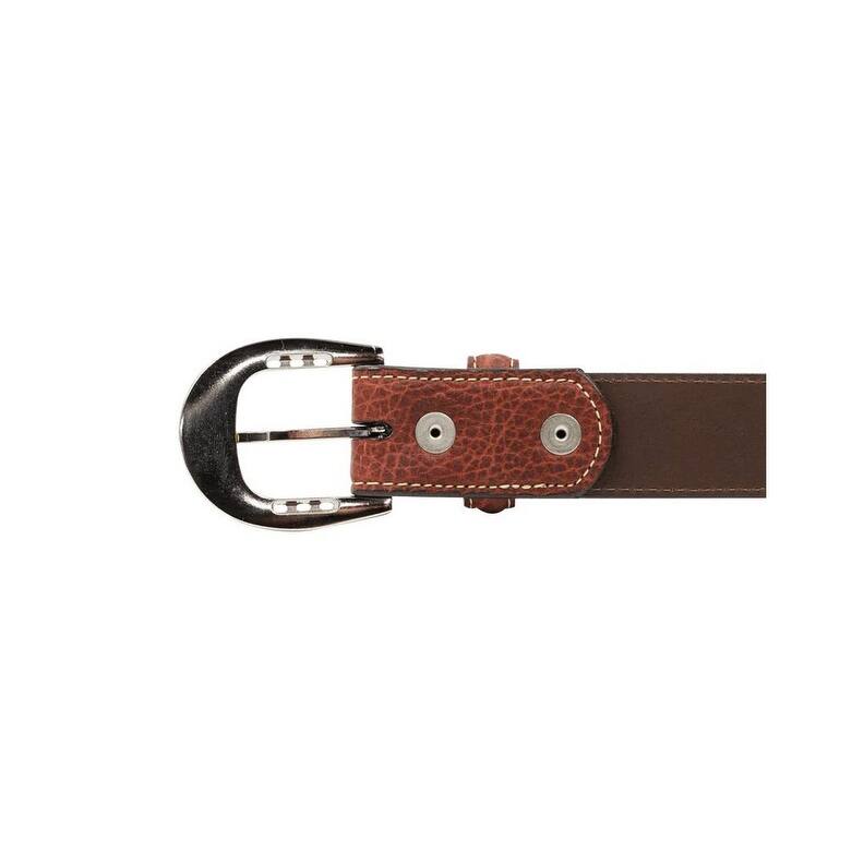 Vintage Bison Brown Bronco Belt - 65494