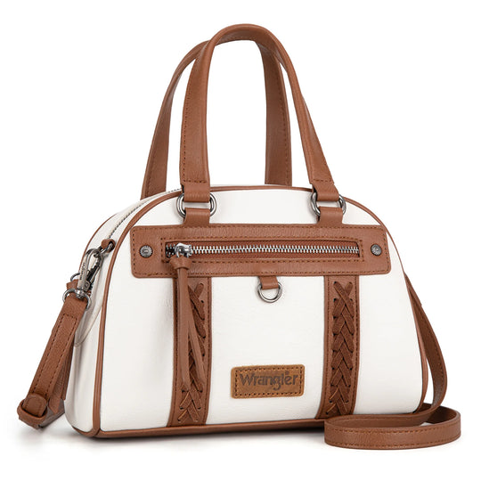 Wrangler Whipstitch Collection Satchel/Crossbody Bag - WG185-5112BG