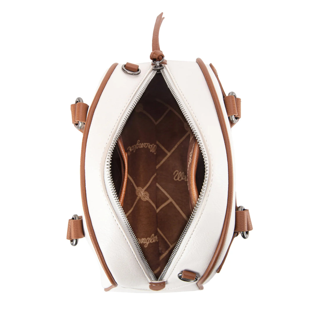 Wrangler Whipstitch Collection Satchel/Crossbody Bag - WG185-5112BG