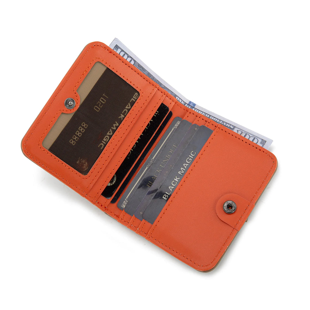 Wrangler Light Brown Small BI-Fold Wallet RFID Card Holder - WG202-W058BR