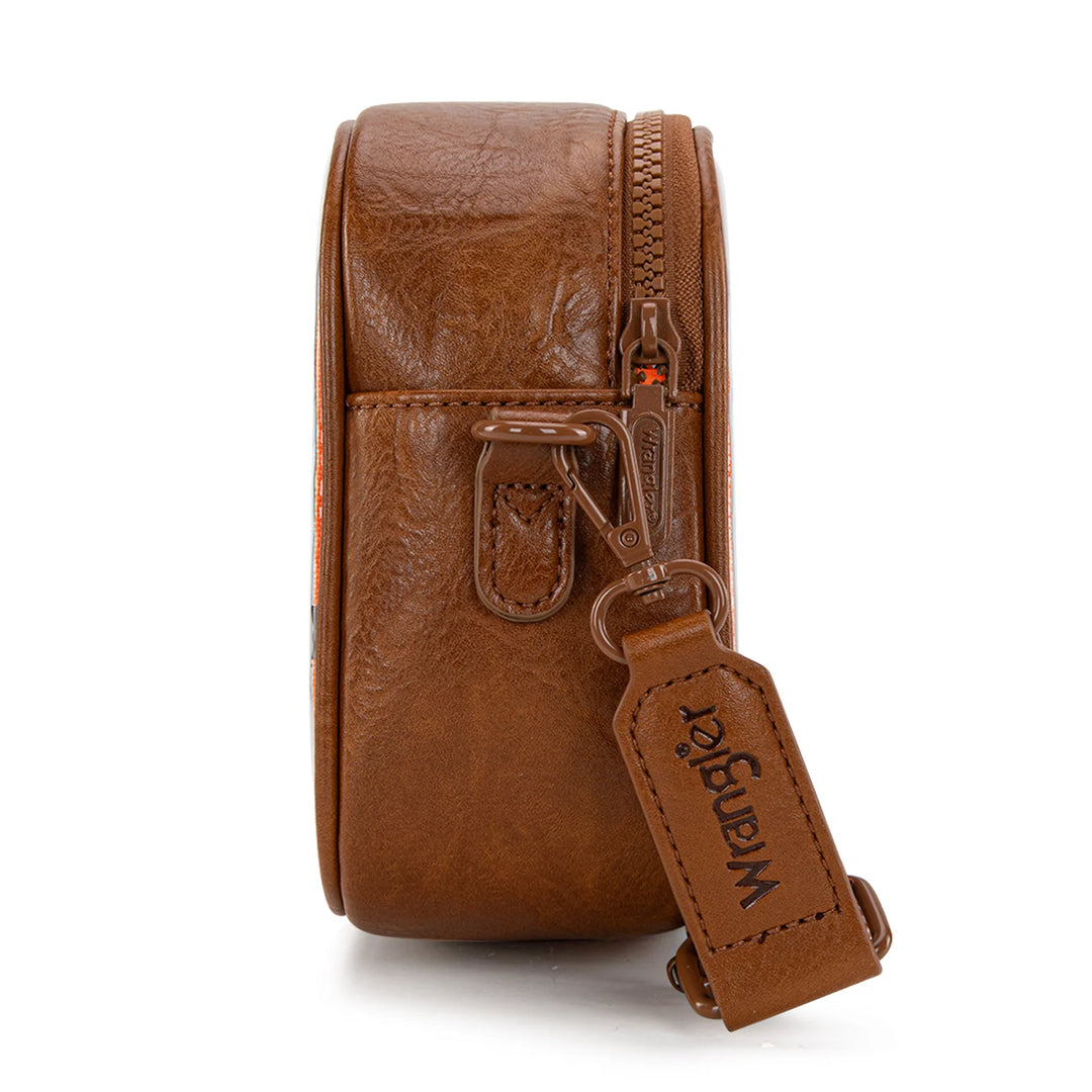 Wrangler Clear/Brown Crossbody Bag/Stadium Bag - WG229-603BR