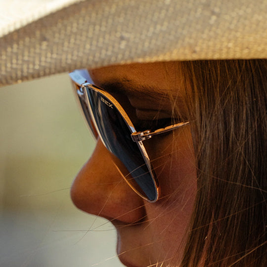 BEX Westley Rose Gold/Brown OTG Sunglasses - S170RB