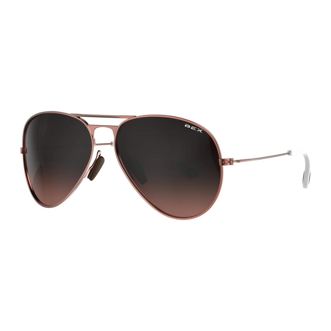BEX Westley Rose Gold/Brown OTG Sunglasses - S170RB