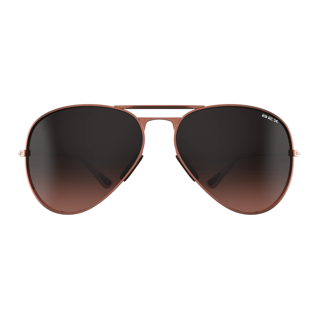 BEX Westley Rose Gold/Brown OTG Sunglasses - S170RB