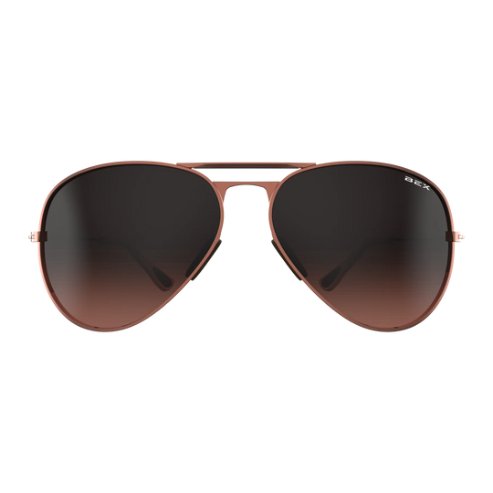 BEX Westley Rose Gold/Brown OTG Sunglasses - S170RB