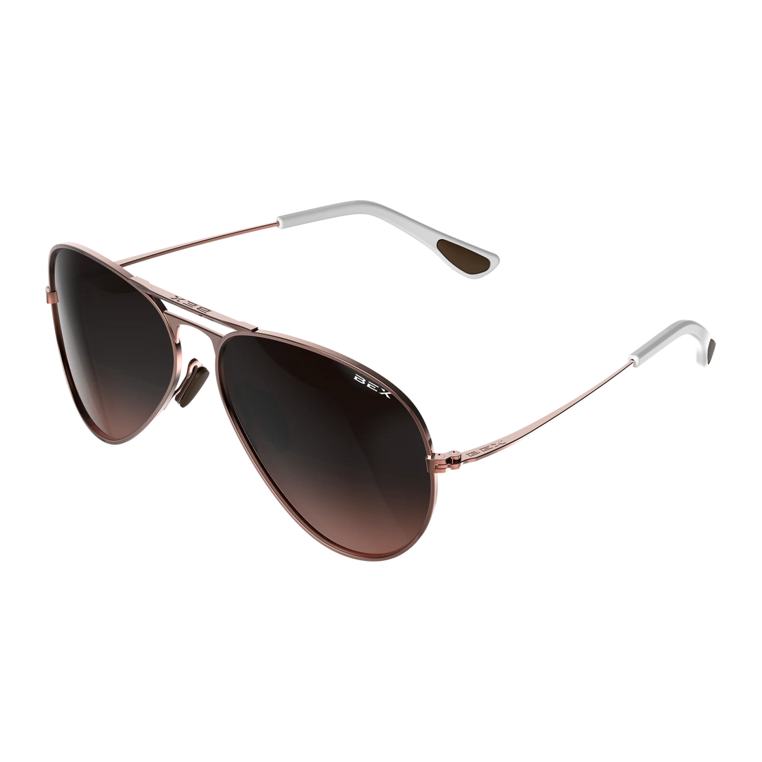 BEX Westley Rose Gold/Brown OTG Sunglasses - S170RB