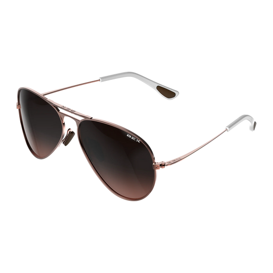 BEX Westley Rose Gold/Brown OTG Sunglasses - S170RB