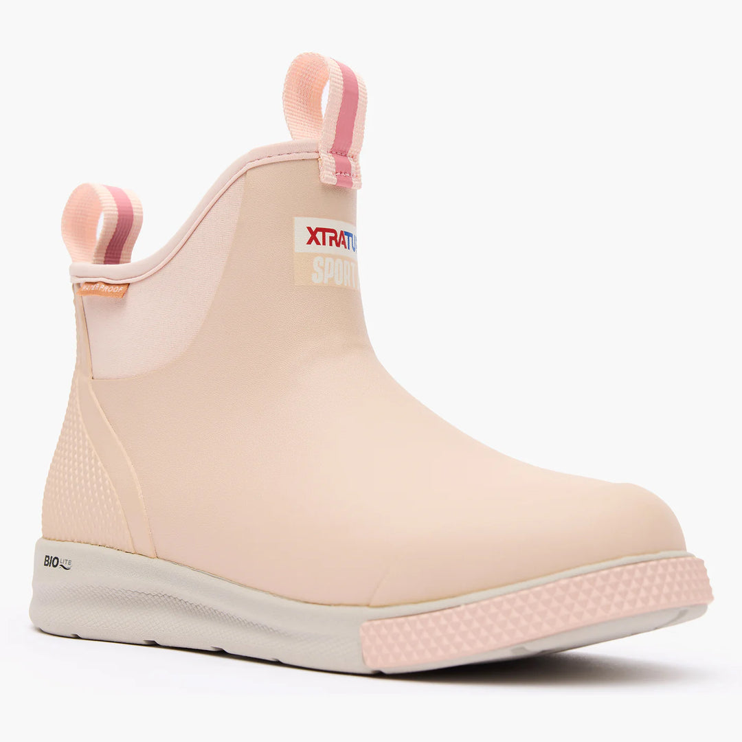 Ladies XTRATUF Blush Peach Ankle Deck Boot Sport - XADSW401