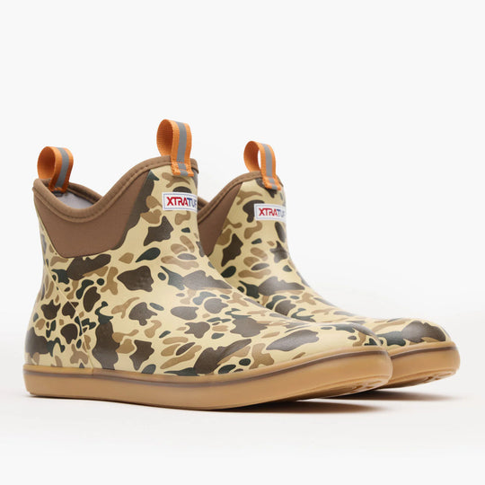 Men's XTRATUF 6" Duck Camo Ankle Deck Boot - XMABDCAM